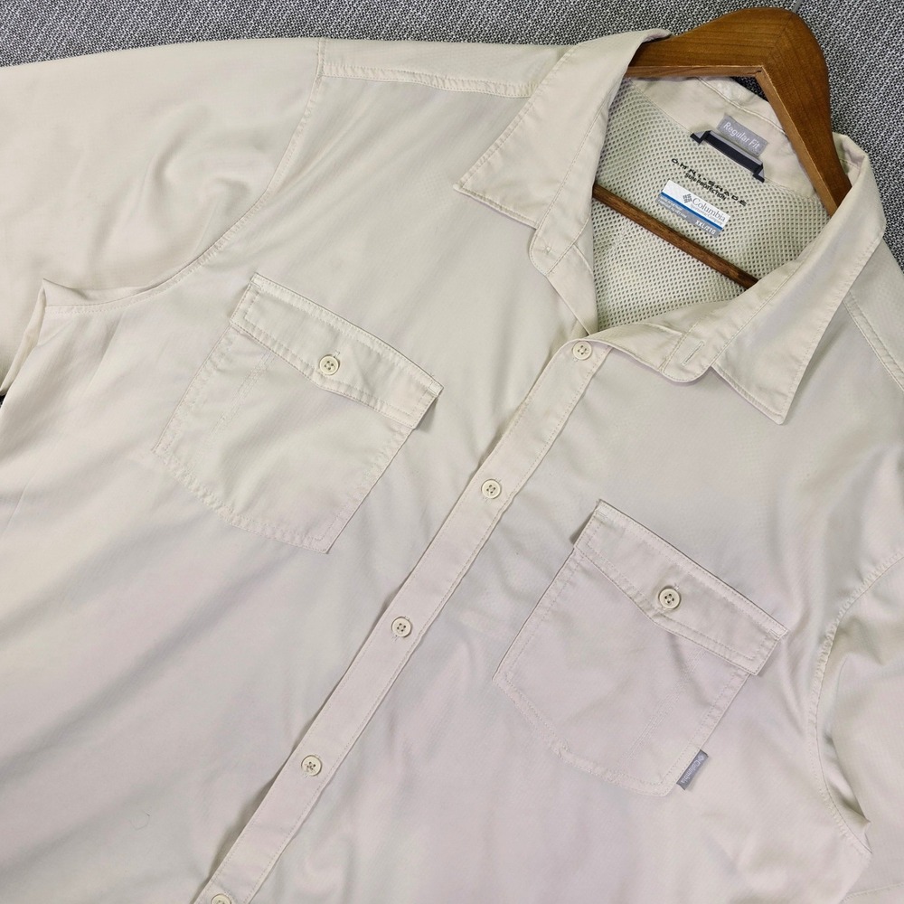 Columbia Silver Ridge Mens XXL Omni-Shade Fishing Shirt Short Sleeve Gorpcore